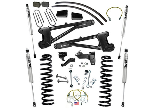 08-10 Ford F-250 SuperDuty 4WD Diesel 8in Lift Kit w/ Repl Radius Arms/Fox 2.0 Shocks - Superlift K985F