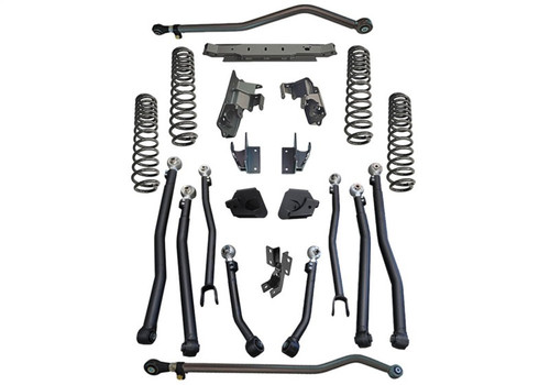 18-23 Jeep Wrangler Unlimited 4in JLU Long Arm Kit - Shadow Shocks - Superlift K199