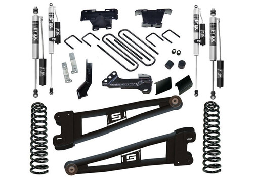 23 Ford F-250 and F-350 Super Duty 4WD4in Radius Arm Lift Kit - Superlift K1030FX