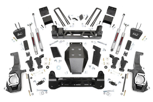 2011-2019 Chevy & GMC 3500HD Dually 2wd/4wd Torsion Drop  7.5" Lift Kit - Rough Country 10430-DRW