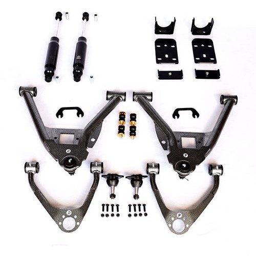 2007-2013 GM 1500 Single Cab 4/6" Lowering Kit - IHC-GM0713CK-46SC