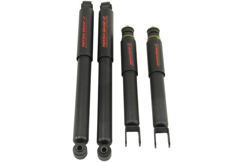 2005 - 2006 Chevy & GMC Silverado 1500 2WD ND2 Shock Set For 2-4" Lowered Vehicles - Belltech 9112