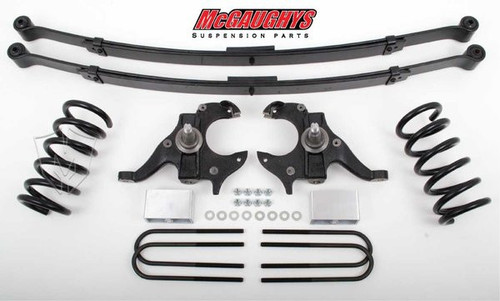 McGaughys Chevrolet S-10 Standard Cab 1982-2003 4/6 Deluxe Drop Kit W/Leaf Springs - Part# 93118