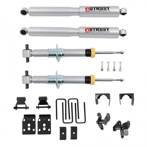 2021-2023 Ford F150 4WD  3.5/5.5" Adjustable Lowering Kit w/ Street Performance Shocks - Belltech 1054SP