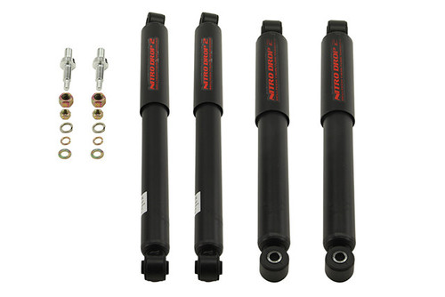 1973 - 1987 Chevy & GMC K10 4WD OEM Replacement ND2 Shock Set Belltech - OE9240