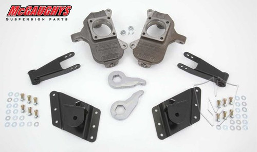 2001-2010 Chevy Silverado 2500/3500 HD W/ 8 Hole Hangers 3/5" Deluxe Drop Kit - McGaughys 33081