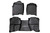 2007-2013 Chevy & GMC Silverado/Sierra 1500 Extended Cab Front/Rear Heavy Duty Floor Mats - Rough Country M-20712