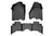 2012-2018 Dodge Ram 1500 Quad Cab Front/Rear Heavy Duty Floor Mats - Rough Country M-31212