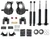 2014-2018 Chevy & GMC 1500 4wd W/ Alum Arms Adjustable 3/5, 4/6 & 5/7 Premium Drop Kit - K34270