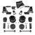 2019-2022 Dodge Ram 2500 4WD 4.5"F / 2.5"R SST Lift Kit w/ F/R Track Bar Bracket - ReadyLift 69-19450