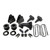 2011-2016 Ford F250/F350/F450 4WD 3.5" SST Lift Kit w/ 5"R Tapered Blocks For 1pc Drive Shaft - ReadyLift 69-2538