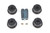 Poly Bushing Kit - Gen II Jeep LCAs - BDS074120