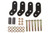 Jeep CJ halfin front shocks Shackle - BDS124101