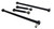 1973-1987 Chevy C10 (Old) Single Adj. Replacement 4-Link Bar Kit With R-Joints - Ridetech 11367210
