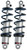 1967-1970 Ford Mustang HQ Coilover Handling Kit - Ridetech 12100202
