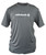 (M) T-shirt - Coil-Over Sport Tech T-Shirt - Grey, Medium. - Ridetech 88085314