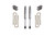 3" Lift Blocks And U-Bolts W/ FOX Shocks - MaxTrac 901330F