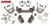 Lower Control Arm Mount W/ Rack & Heavy Duty Heim Steering 1973-1987 Chevy & GMC C10 Front Drop Coil Over Cross Member Complete Kit - McGaughys 63116