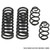 1" Front And 1" Rear Lowered Ride Height Coil Springs - Belltech 5827