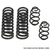 Front And Rear Lowered Ride Height Coil Springs - Belltech 5837