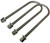 1998-2009 Ford Ranger 2wd Torsion Bar (Non Stabilitrak) MaxTrac U-Bolts For 1-3" Lift Blocks - 910203L