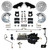 Power Front Kit W/ Drilled Rotors & Red Calipers - LEED Brakes BFC0003-X405MX