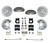Spindle Kit W/ Drilled Rotors & Anodized Calipers - LEED Brakes FC0005SMX