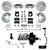 Power Front Kit W/ Drilled Rotors & Zinc Plated Calipers - LEED Brakes FC0003-3405AX