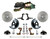 Power Front Kit W/ Drilled Rotors & Zinc Plated Calipers - LEED Brakes FC1002-K1A3X