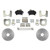 Rear Disc Brake Kit W/ Drilled Rotors & Black Calipers - LEED Brakes BRC0014X