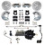 Power Front Kit W/ Drilled Rotors & Zinc Plated Calipers - LEED Brakes FC0003-X405MX