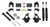 2007-2013 Chevy & GMC 1500 2wd/4wd Adjustable 3/5, 4/6 & 5/7 Premium Drop Kit - K34070