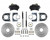 Rear Disc Brake Kit  W/ Drilled Rotors & Black Calipers - LEED Brakes BRC1007X