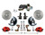 Power Kit W/ 2" Drop Spindles Drilled Rotors & Red Calipers - LEED Brakes RFC1003-E1A1X