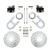 Rear Disc Brake Kit  W/ Drilled Rotors & Zinc Plated Calipers - LEED Brakes RC6004X