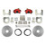 Rear Disc Brake Kit W/ Drilled Rotors & Red Calipers - LEED Brakes RRC0012X