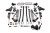 BDS Suspension BDS2248PES Ford F250/350 Superduty 4wd 5" 4-Link Suspension Lift Kit