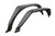 Fabtech 18-21 Jeep JL 4WD Rear Steel Tube Fenders - Textured Black - FTS24213