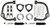 Tuff Country 19-23 Chevy 1500 4wd 4" Lift Kit w/ Upper Control Arms & Shocks - T1C14199KN