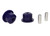 SuperPro 04-11 Mazda RX-8 Rear Differential Support Bush Kit - Stainless Hardware - SPF3404-80SSK