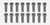 Wilwood Bolt Kit - Adapter/Rotor 5/16-18 x 1.00-BHCS Torx - 16 pack - 230-12177