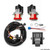 Wilwood Electronic Parking Brake Rear Retrofit Brake Kit - Red Powder Coat Caliper - 140-15979-RD