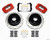 Wilwood Dynapro Radial Rear Kit 12.19in Drilled Red 2004-2006 Pontiac GTO - 140-8754-DR