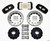 Wilwood AERO4 RearTruck Kit 14.25in Drilled 1999-2010 GM 1500-SUV 1 Piston OE Caliper - 140-9407-D