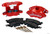 Wilwood D52 Front Caliper Kit - Red 2.00 / 2.00in Piston 1.04in Rotor - 140-11291-R