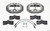 Wilwood D8-6 Front Caliper Kit Clear Corvette C2 / C3 65-82 - 140-11857