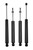 2014-2018 Dodge Ram 2500 4wd 6" MaxTrac Front & Rear Lift Shocks - 947260S
