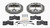 Wilwood D8-4 Rear Caliper Kit Clear Corvette C2 / C3 65-82 - 140-10790