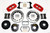 Wilwood AERO4 Rear P-Brake Kit 14.00in Drill Red Big Ford New Style 2.50in Offset - 140-10948-DR