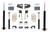 2019-2023 Chevy & GMC 1500 2/4wd 2/4" Strut Drop Kit - MaxTrac K331924S